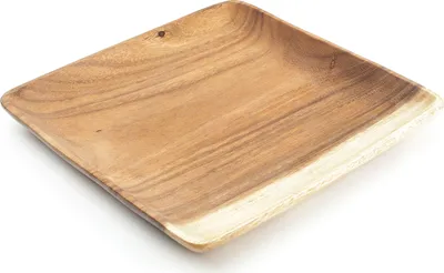 Produktbild von Holzschale Akazie 15cm quadratisch Schale Obstschale Salatschüssel
