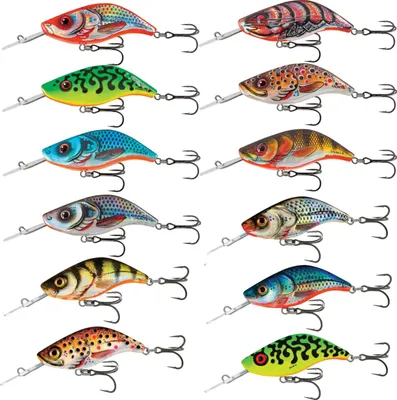 Produktbild von Salmo Sparky Shad 4cm Wobbler, Salmo Farben:silver holographic shad