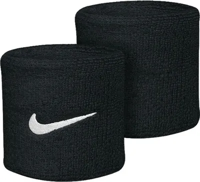 Produktbild von Nike Swoosh Armbänder Schwarz-Weiß Schwarz