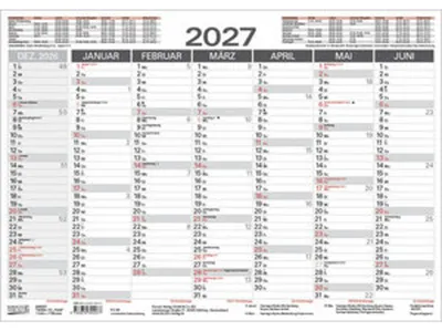 Produktbild von Tafelkalender A3 "Stabil" 2027