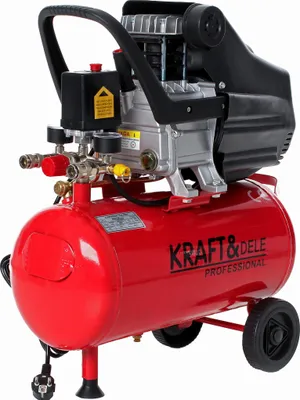 Productafbeelding van Oliecompressor 24 liter, model KD400 + 8-in-1 set, model KD400-K3