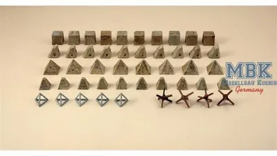 Immagine prodotto di Italeri 1:72 Panzerabwehr Hindernisse