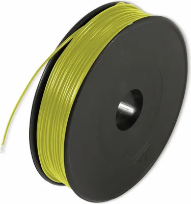 Produktbild von RAUTRONIC Litze, 1x0,14, 100 m Spule, gelb, LIYV