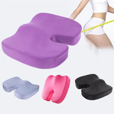 Produktbild von STUNQ® Memory Foam Hüftstützkissen – Atmungsaktives, ergonomisches U-förmiges Sitzkissen für Büro & Zuhause