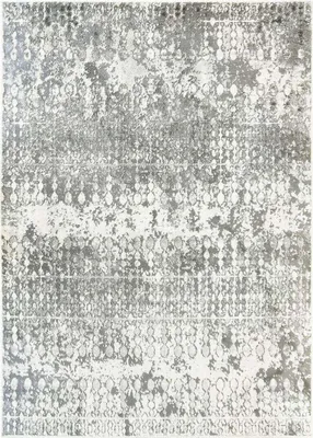 Image de Tapis extra-doux impression gris argent 120x170