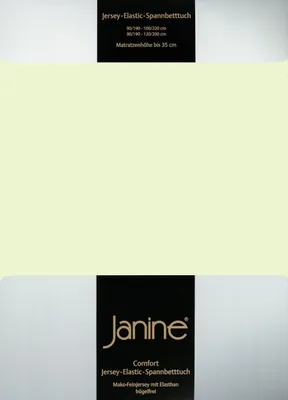 Produktbild von Janine ELASTIC Spannbetttuch 5002 100 X 200 limone