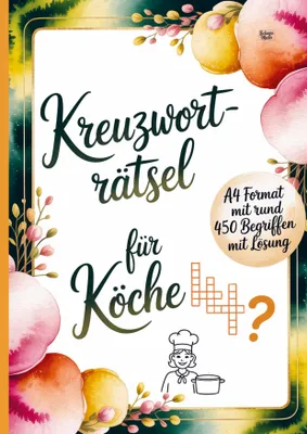 Produktbild von Kreuzworträtsel für Köche
