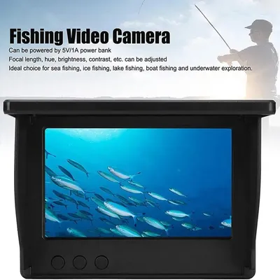 Zdjęcie produktu dla Sonda echosondy - Kamera podwodna - Wyświetlacz LCD 4,3 cala - Obiektyw o kącie widzenia 220° - Rozdzielczość 1080P