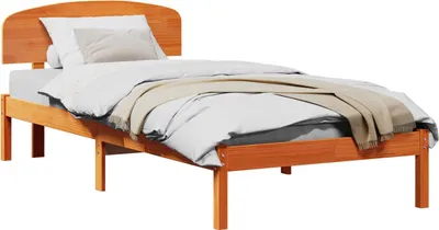 Obrázek produktu pro Rám postele Voskově hnědá 100 x 200 cm Masivní borové dřevo