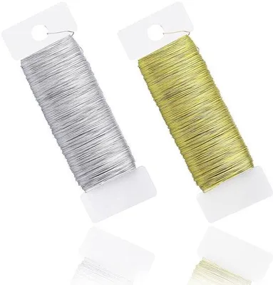 Image de Laiton décoratif, lot de 2 rouleaux de 50 m chacun