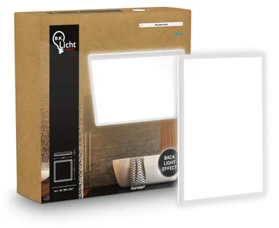 Produktbild von B.K.Licht - LED Deckenlampe mit indirektem Licht, Flach, Neutralweißes Licht, IP