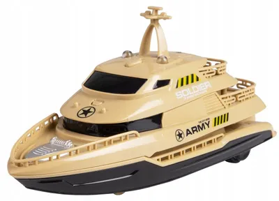 Produktbild von NORIMPEX Army Jacht Spielzeugboot mit Musik und Lichteffekten