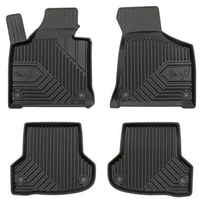Productafbeelding van Rubberen automatten voor Audi A3 Sportback 8P 2003-2013 (hatchback) – 4-delig, zwart, op maat