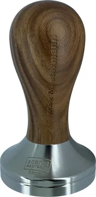 Produktbild von scarlet espresso | Tamper »Classic« - Mit persönlicher Namenslasergravur im Edelholzgriff, Größe:51 mm, Farbe:Sandelholz - Braun