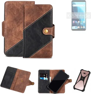 Produktbild von K-S-Trade Handyhülle Schutzhülle Bookstyle Case kompatibel mit Cubot Note 9 Klapphülle Cover Hülle Schutztasche 1x