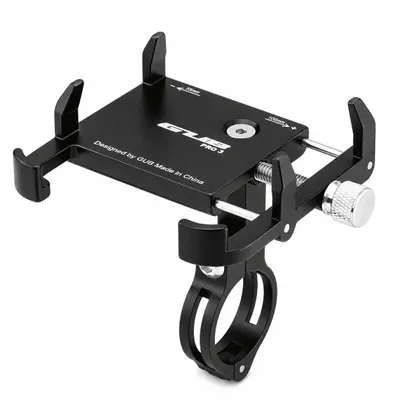 Produktbild von GUB PRO3 Fahrrad Handyhalterung Aluminium  Scooter e-Bike Universal Handy Halterung  Lenker für Handy Halter für 4,7-7,2 Zoll Smartphone, Navi