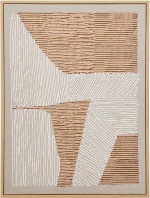 Produktbild von Bedruckte leinwand baka 30x40cm braun - Atmosphera créateur d'intérieur