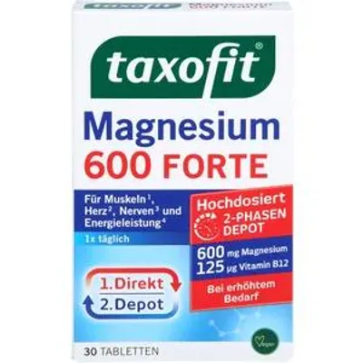 Produktbild von Taxofit Magnesium 600 Forte Depot Tabletten 30 St