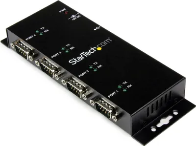 Obrázek produktu pro StarTech.com ICUSB2324I, USB 2.0 Type-B, Sériový, Černá, Ocel, Aktivita, USB
