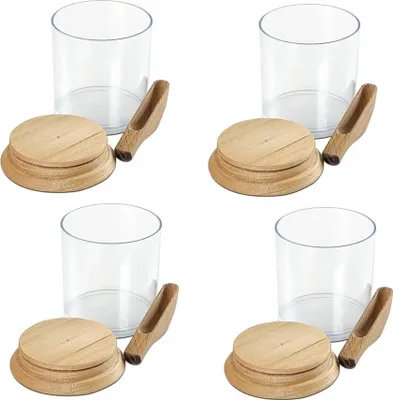 Produktbild von Vorratsdose Vorratsgläser Gewürzglas Vorratsbehälter 4tlg je 250 ml