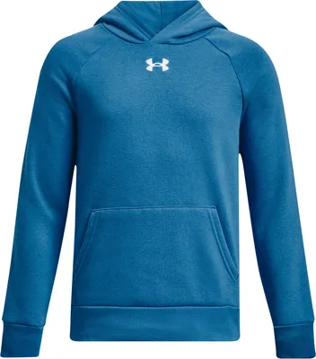 Produktbild von Under Armour Ua Rival Fleece Hoodie-Blau 1379792-466__YLG