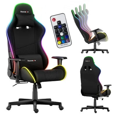 Image de Chaise De Jeu Huzaro Rgb Led Télécommande