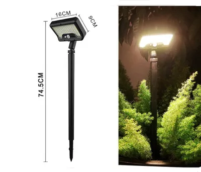 Produktbild von INF 92 LED Solarleuchte mit Bewegungsmelder für Garten und Rasen
