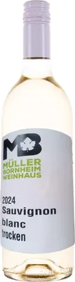Produktbild von Weinhaus Müller Bornheim 0,75 L Flasche Pfälzer Weißwein Sauvignon blanc trocken FL 1 Flasche