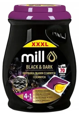 Image de MILL PROFESSIONAL 2-chamber capsules for black and dark laundry 70 pcs.