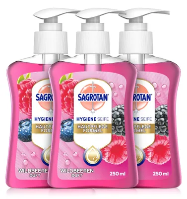 Immagine prodotto di Sapone liquido Sagrotan Mora e frutti di bosco Dispenser 250ml