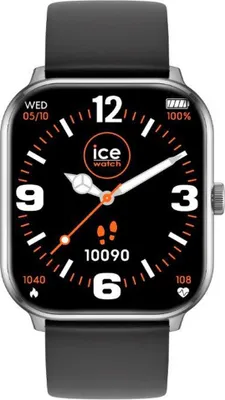 Produktbild von Ice-Watch 021411 Ice smart one - silver black Uhr Kautschuk schwarz