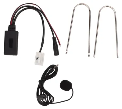 Immagine prodotto di Modulo Bluetooth per auto con radio, musica, ingresso AUX, vivavoce e cavo adattatore per chiamate per Citroën C2, C3, C4, C5, C6 e C8