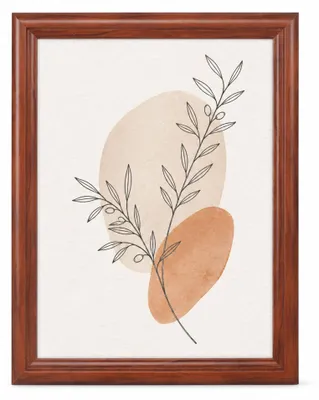 Produktbild von Artus Kunststoff Bilderrahmen Wanddeko Collage Poster Bilder Foto Rahmen - Farbe: Braun | Format: 40x50
