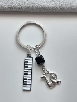 Produktbild von MUSIK SCHLüSSELANHäNGER ORGEL KLAVIER MUSIK NOTE