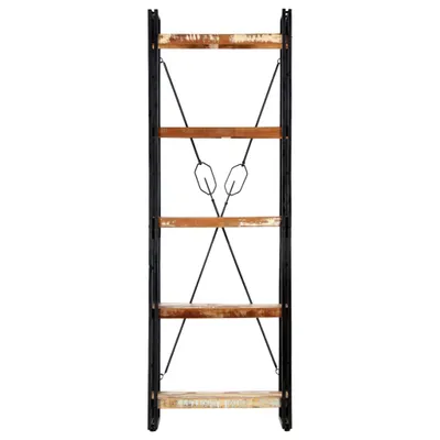 Immagine prodotto di vidaXL Libreria 5 scomparti 60x30x180 cm in legno massiccio antico