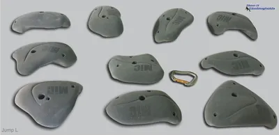Produktbild von Klettergriffe Jump L - Move-it-Climbingholds, Farbe:gelb