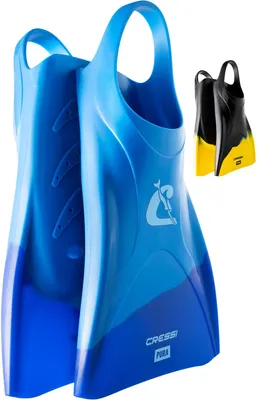 Produktbild von Cressi Pura Fins - Silikonflossen zum Schwimmen und Schnorcheln, Blau/Azur, 38/40, Unisex Erwachsene