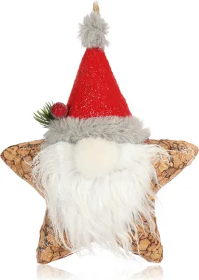 Produktbild von COM-FOUR® Weihnachts-Hänger für die Weihnachtsdeko, Christbaumhänger als winterlicher Dekoartikel, Dekofigur als Raumschmuck oder Geschenk