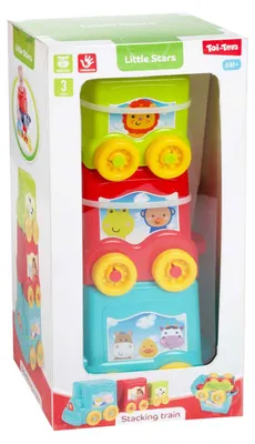 Image de Little Stars Baby Stapeltoren Trein, 3dlg.
