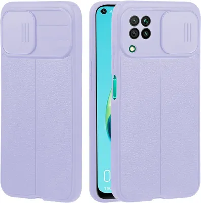 Zdjęcie produktu dla Pokrowiec König Design kompatybilny z Huawei P40 Lite - plastikowe, miękkie etui na telefon - fioletowy