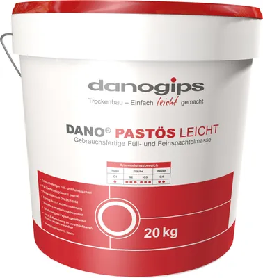 Immagine prodotto di Danogips DANO PASTÖS LEICHT Spachtelmasse Fugenspachtel 20 kg