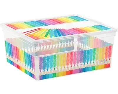 Obrázek produktu pro Box KIS C Box Arty Colours M, 18L, 34x40x17 cm, s víkem