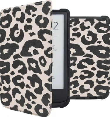 Produktbild von imoshion Design Slim Soft Case Sleepcover Pocketbook Touch Lux 5 / HD 3 / Basic Lux 4 / Vivlio Lux 5 - Leopard