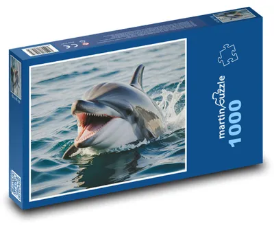 Produktbild von Puzzle 1000 Lachender Delfin - martinpuzzle