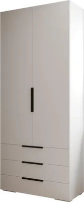 Produktbild von MEBLE KRYSPOL Inova 1 2D3SZ, 236,7x100x47cm - Weiß, Schwarz