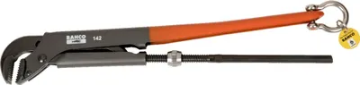 Produktbild von Bahco 90°-Rohrzange, schwedisches Modell, mit Bügelschäkel, 210 mm