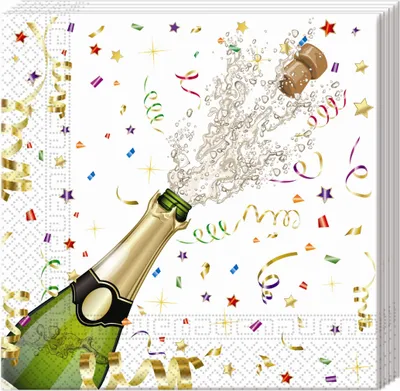 Obrázek produktu pro 20 Servietten Champagner Party