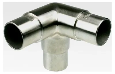 Produktbild von Eckstück Rohrverbinder Edelstahl V2A 33,7 mm