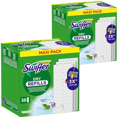 Produktbild von Náplň do suchého mopu Swiffer DRY v balení 72 kusů