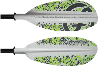 Produktbild von FeelFree Paddel für Kajakangler Fiberglas 240cm Lime Camo
